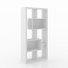 Estante Aberta Escritório Sala de Estar Home Ofice E1712 MDP Branco - Gran Belo - 1
