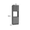 Ver imagem 3 de Módulo Cozinha Kappesberg Botanic Paneleiro Botanic M630 Torre Quente 1 Forno 4 Portas 70cm