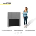 Ver imagem 3 de Cabeceira Cama Box Solteiro Donna 90cm Suede Cinza