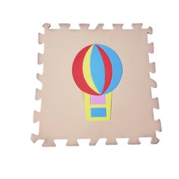KIT TAPETE EVA 27 PÇS 30X30CM TRANSPORTE - FLORES - ANIMAIS Cor:Colorido;Tamanho:30x30cm - 17