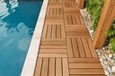 Ver imagem 5 de Conjunto 4 Decks 40cm x 40cm Madeira Maciça Marrom Taty Móveis