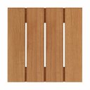 Ver imagem 2 de Conjunto 4 Decks 40cm x 40cm Madeira Maciça Marrom Taty Móveis