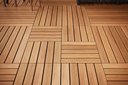 Ver mais imagens de Conjunto 4 Decks 40cm x 40cm Madeira Maciça Marrom Taty Móveis