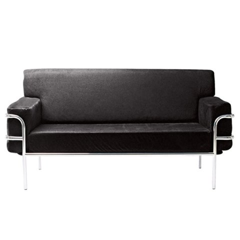 Sofa Le Corbusier 2 Lugares Cromada - 17483