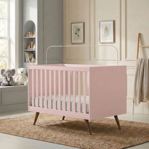Berço Mini Cama 3 em 1 Americano 100% MDF Ayla