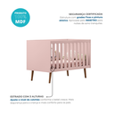 Ver imagem 4 de Berço Mini Cama 3 em 1 Americano 100% MDF Ayla