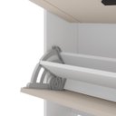 Ver imagem 5 de Sapateira Lisboa com 4 Gavetas 110x92cm Creme/Branco 250690