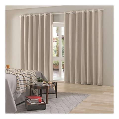 Cortina Duo Blackout Bella Janela 4,20m x 2,50m Partenon Latte