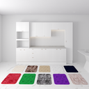 Ver imagem 4 de Kit Jogo 10 Tapetes 60 X 40 Cm Peludo Banheiro Porta