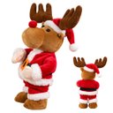 Ver imagem 1 de Rena Natalina Papai Noel Natal Boneco Decorativo Enfeite Casa Loja Vitrine Mesa Estante Festa Fim de