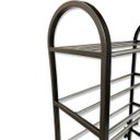 Ver imagem 4 de Prateleira Organizadora Vertical - Sapateira - Desmontável - 5 Andares - Estante Multiuso