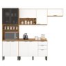 Cozinha Modulada Firenze FI0006 Amêndola Branco - Demóbile - 1