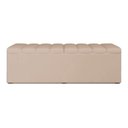 Ver mais imagens de Cabeceira e Recamier Bau Casal 140 Cm Dalia Suede Bege Artte