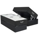 Ver imagem 1 de Cama Box Baú Solteiro + Colchão Ortopédico Inovaflex Star