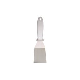 Espátula Longa Curva 8  De Inox Chapeiro Hambúrguer Pizza - 1