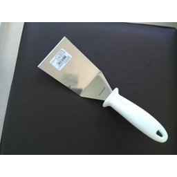 Espátula Longa Curva 8  De Inox Chapeiro Hambúrguer Pizza - 5