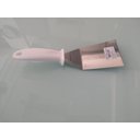 Ver imagem 2 de Espátula Longa Curva 8  De Inox Chapeiro Hambúrguer Pizza