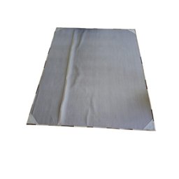 Tapete de Couro Quadriculado 2,00 X 1,50 M Branco Natural - 4