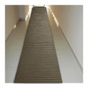 Ver imagem 2 de Tapete Passadeira Emborrachada Pvc Antiderrapante 0,65x4,00m Marrom