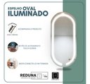 Ver imagem 4 de Espelho Oval 75x50cm Iluminado 3 Leds Touch Screen