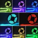 Ver mais imagens de Fita Led RGB 5 Metros SMD 5050 Controle Fonte Dupla Face Iluminaçao Quarto Sala Decoraçao Mesa Teto