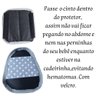 Kit Protetor Cinto+travesseiro Cabeça Chata+rolo Segura Bebe Multiflex Cinza Poá - 2
