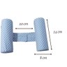Kit Protetor Cinto+travesseiro Cabeça Chata+rolo Segura Bebe Multiflex Cinza Poá - 5