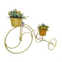 Ver imagem 1 de Suporte Plantas Bicicleta Amarela - 2 Vasos