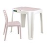 Conjunto Infantil Mesa e Cadeira Beni Rosa Tramontina - 1
