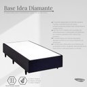 Ver imagem 4 de Base Box Solteiro Idea Diamante 79x198x39cm Herval