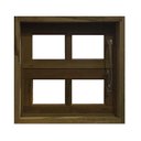 Ver imagem 2 de Janela de Madeira Vitro Basculante Reto de Itaúba Batentes de 10 Cm - 0.60 (l) X 0.80 (a)