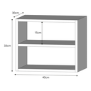 Ver imagem 3 de Mesa Cabeceira Criado Suspenso Mudo Mesinha Quarto Cama Mdf Fosco:freijó
