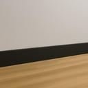 Ver imagem 4 de Rodapé Poliestireno 15cm Liso Preto 2m Rm Decor