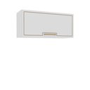 Ver imagem 4 de Armário Aéreo 1 Porta Basculante Amara Branco Politorno Móveis