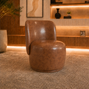 Ver imagem 1 de Poltrona Decorativa Bia Orgânica Corino Modena Recepção Sala Estar Quarto