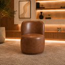 Ver imagem 2 de Poltrona Decorativa Bia Orgânica Corino Modena Recepção Sala Estar Quarto