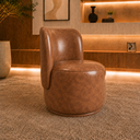 Ver imagem 3 de Poltrona Decorativa Bia Orgânica Corino Modena Recepção Sala Estar Quarto