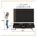 Ver imagem 2 de Rack com Painel Ripado para Tv até 70 Polegadas 2 Gavetas Grécia 180cm
