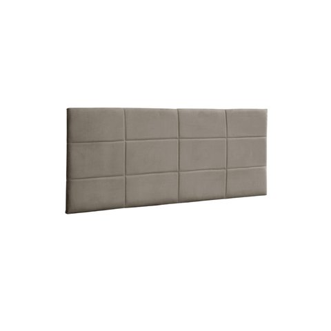 Cabeceira Painel Raissa 138 cm Suede Bege