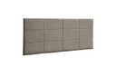 Ver imagem 1 de Cabeceira Painel Raissa 138 cm Suede Bege