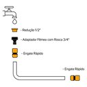 Ver imagem 7 de Kit Engate Rápido Simples 1/2'' Wap Gkers01