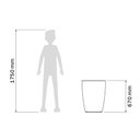Ver imagem 5 de Vaso Alto para Plantas Tramontina Thai 50x67cm Polietileno g
