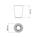 Ver imagem 3 de Vaso Alto para Plantas Tramontina Thai 50x67cm Polietileno g
