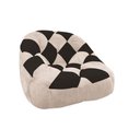 Ver imagem 2 de Kit 02 Poltrona Paloma Escritório Sala Pé Plástico Suede Bege e Suede Marrom - Dominic Decor