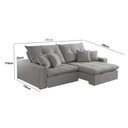 Ver imagem 3 de Sofá Retrátil e Reclinável Império 230 Cm Braço 25 Cm Meu Sofá Online