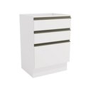 Ver imagem 1 de Balcão 60CM Kappesberg 3 Gavetas G743-BR Branco SE