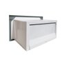 Caixa de Correio Correspondência Pequena 15x19 Frente em Inox - 2
