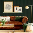 Ver imagem 1 de Outlet - Papel de Parede Madeira Ripada Mdf Intense Verde Colonial 0,58x2,00m