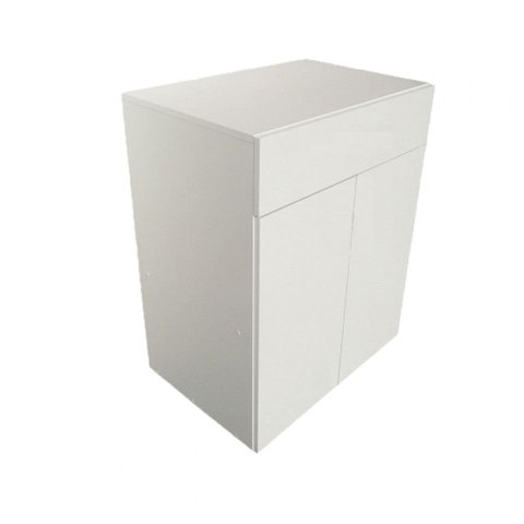 Balcão Multiuso Branco em Mdf