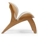 Ver imagem 4 de Kit 4 Poltronas Decorativa Orgânica Sala Living Kadosh L02 Linho Champagne - Lyam Decor